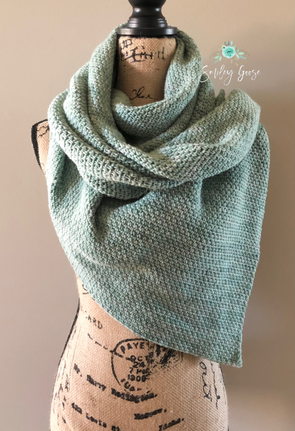 Celia Asymmetrical Scarf Crochet Pattern - Smiley Goose